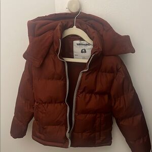 Kids Puffer Jacket - Rust (5)